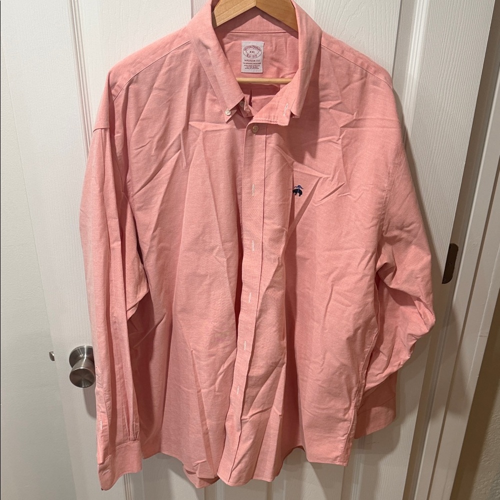 Brooks Brothers Coral Button-Down Shirt